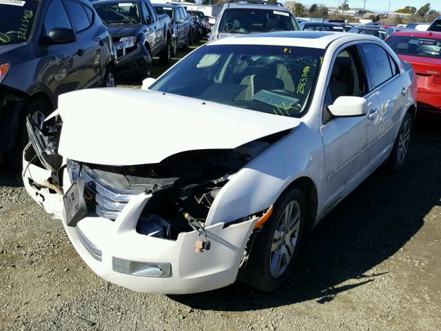 3FAHP08Z48R222558 - 2008 FORD FUSION SEL WHITE photo 2