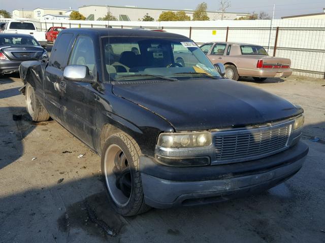 2GCEC19T8Y1131449 - 2000 CHEVROLET SILVERADO BLACK photo 1