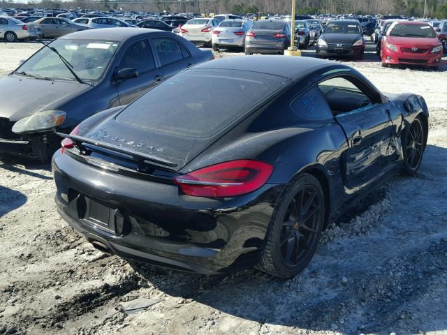 WP0AA2A80GK171850 - 2016 PORSCHE CAYMAN BLACK photo 4