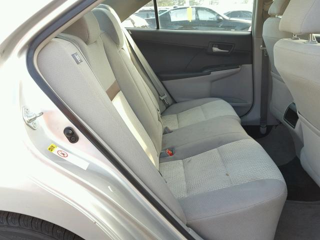 4T1BF1FK4CU047515 - 2012 TOYOTA CAMRY BASE SILVER photo 6