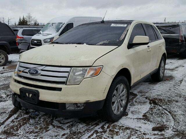 2FMDK39C77BB17573 - 2007 FORD EDGE SEL P CREAM photo 2