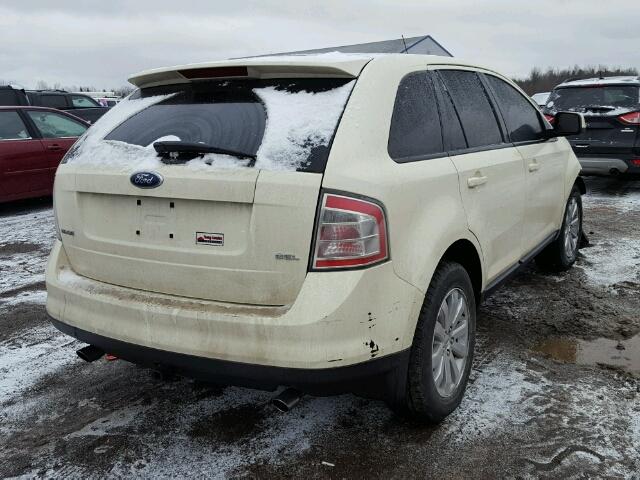 2FMDK39C77BB17573 - 2007 FORD EDGE SEL P CREAM photo 4