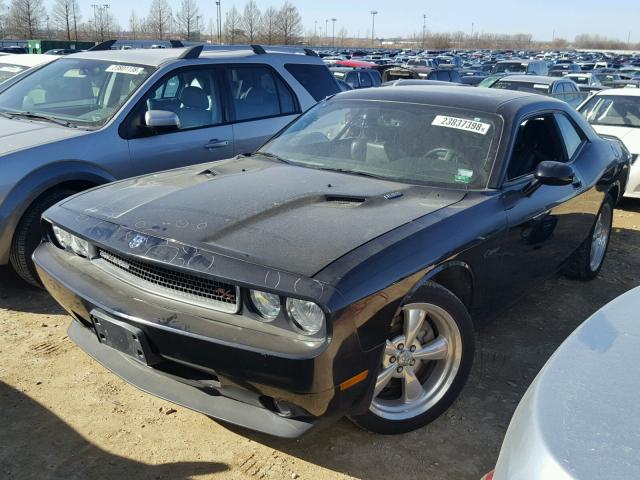 2B3CJ5DT6AH102946 - 2010 DODGE CHALLENGER BLACK photo 2