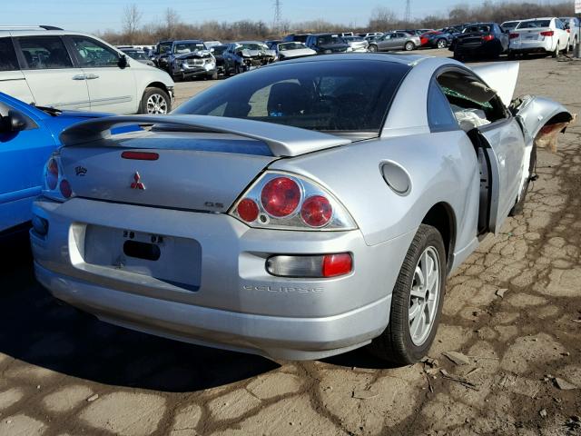 4A3AC44G01E205457 - 2001 MITSUBISHI ECLIPSE GS SILVER photo 4