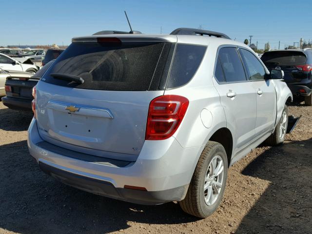 2GNALCEK0H6249724 - 2017 CHEVROLET EQUINOX LT SILVER photo 4