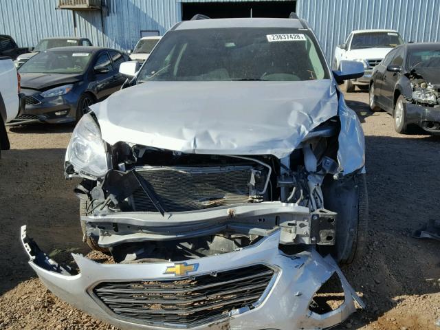 2GNALCEK0H6249724 - 2017 CHEVROLET EQUINOX LT SILVER photo 9