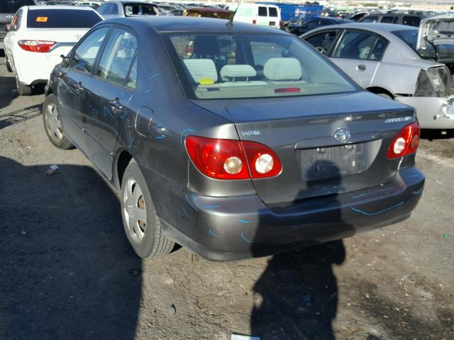 2T1BR32E18C909522 - 2008 TOYOTA COROLLA CE CHARCOAL photo 3