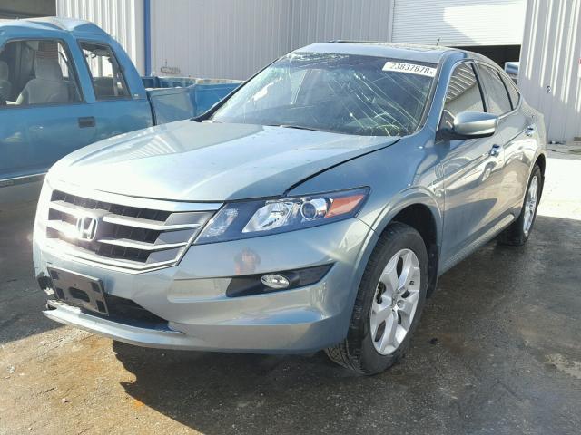 5J6TF2H53CL001437 - 2012 HONDA CROSSTOUR TEAL photo 2