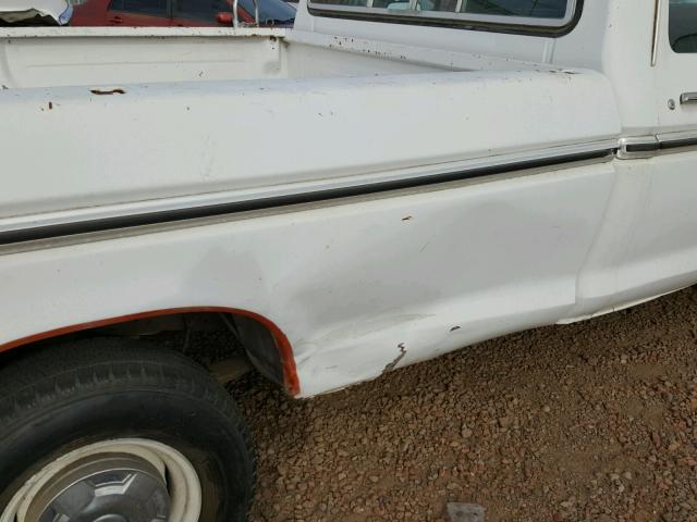 F25HKAJ1227 - 1978 FORD PICKUP WHITE photo 9