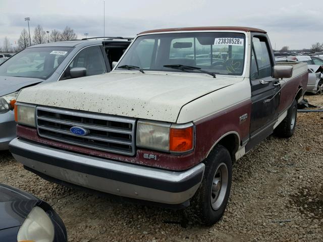 1FTDF15Y8LNA01389 - 1990 FORD F150 TWO TONE photo 2