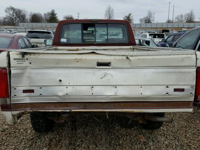 1FTDF15Y8LNA01389 - 1990 FORD F150 TWO TONE photo 6