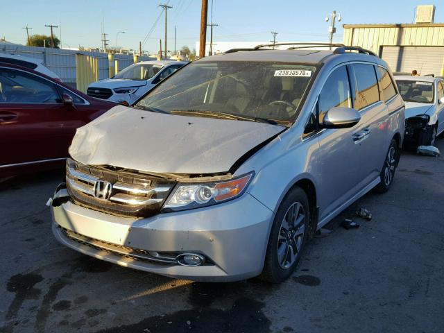 5FNRL5H92EB105842 - 2014 HONDA ODYSSEY TO SILVER photo 2