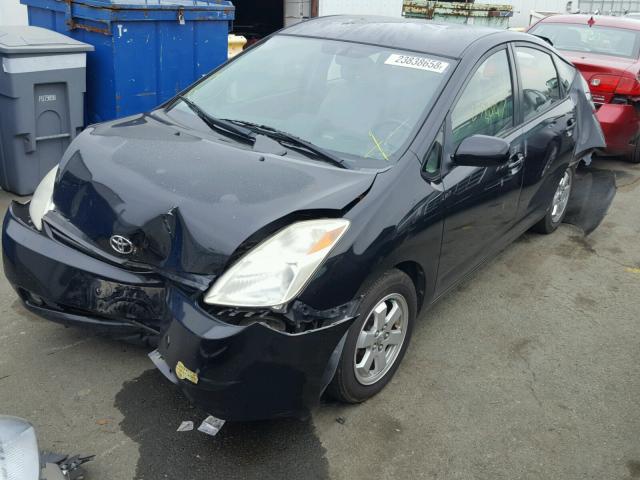 JTDKB20U253066315 - 2005 TOYOTA PRIUS BLACK photo 2