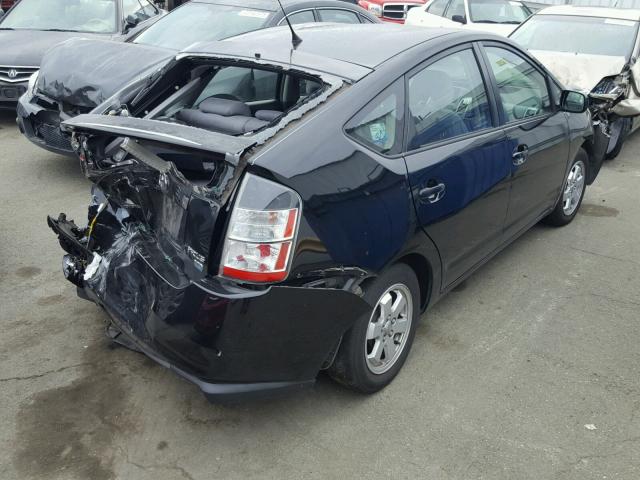 JTDKB20U253066315 - 2005 TOYOTA PRIUS BLACK photo 4