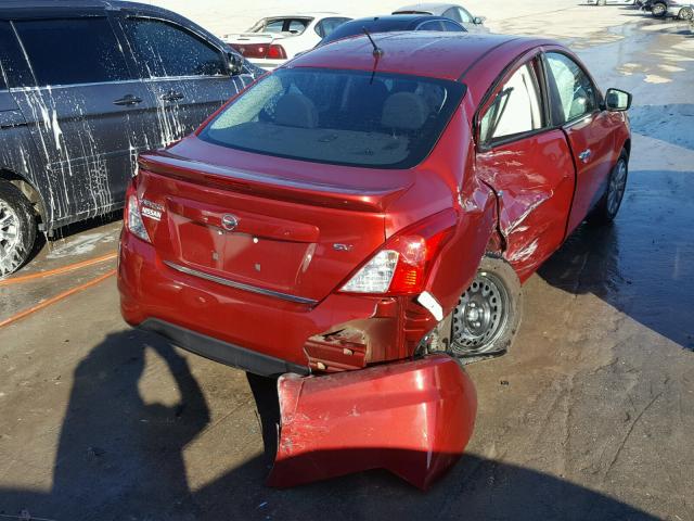 3N1CN7AP7HL894616 - 2017 NISSAN VERSA S MAROON photo 4