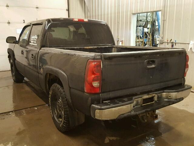 2GCEK13T951360116 - 2005 CHEVROLET SILVERADO BLACK photo 3