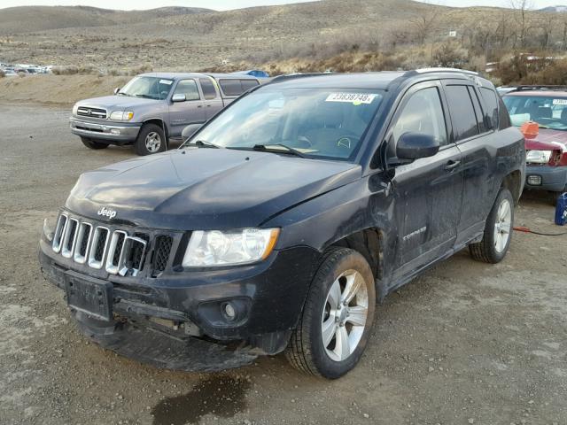 1C4NJDBB8CD576201 - 2012 JEEP COMPASS SP BLACK photo 2