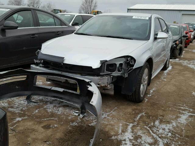 2G1WA5EN1A1257062 - 2010 CHEVROLET IMPALA LS SILVER photo 2