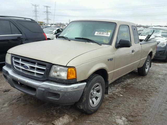 1FTYR14U42PA42399 - 2002 FORD RANGER SUP GOLD photo 2