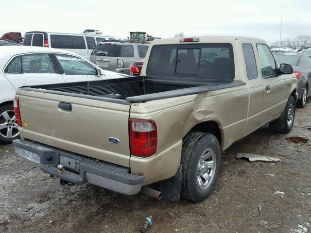 1FTYR14U42PA42399 - 2002 FORD RANGER SUP GOLD photo 4