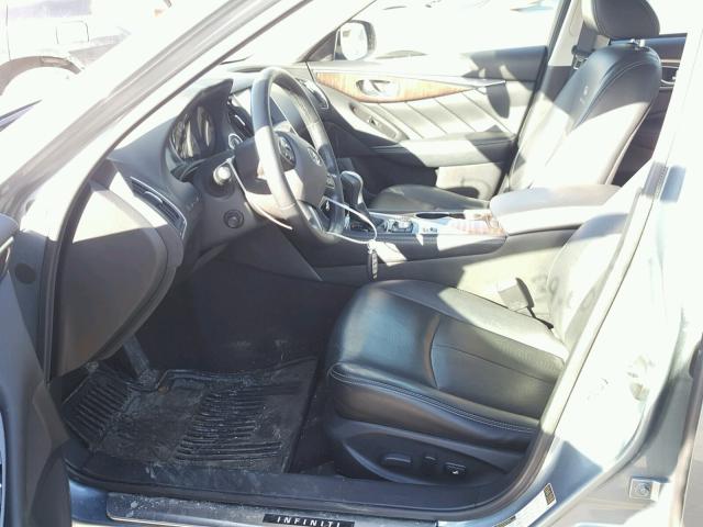 JN1BV7AR0EM688424 - 2014 INFINITI Q50 BASE Синьо-зелений фото 5