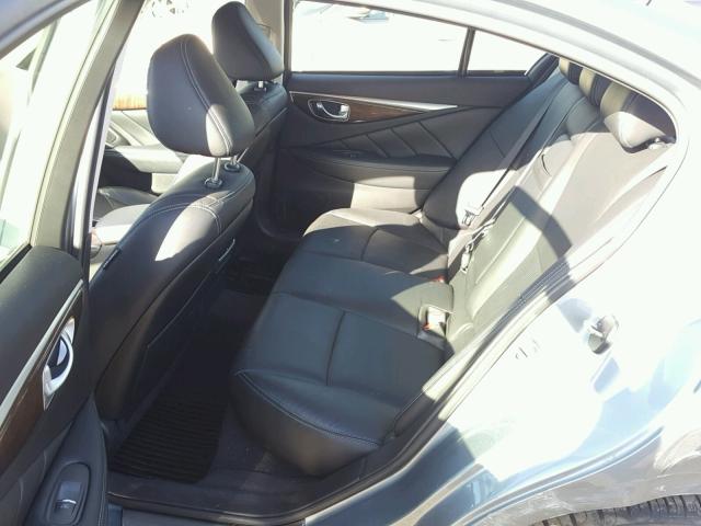 JN1BV7AR0EM688424 - 2014 INFINITI Q50 BASE Синьо-зелений фото 6