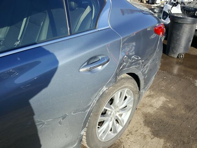 JN1BV7AR0EM688424 - 2014 INFINITI Q50 BASE Синьо-зелений фото 9