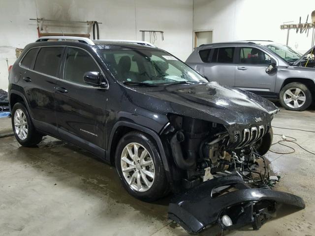 1C4PJMDS1FW718967 - 2015 JEEP CHEROKEE L BLACK photo 1