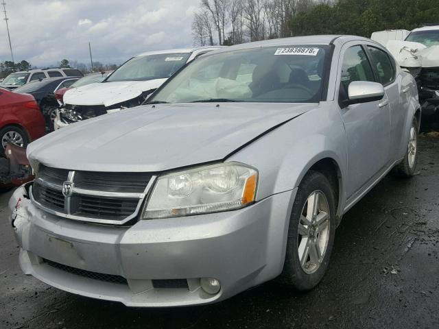 1B3LC56B39N557528 - 2009 DODGE AVENGER SX SILVER photo 2