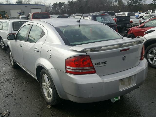 1B3LC56B39N557528 - 2009 DODGE AVENGER SX SILVER photo 3