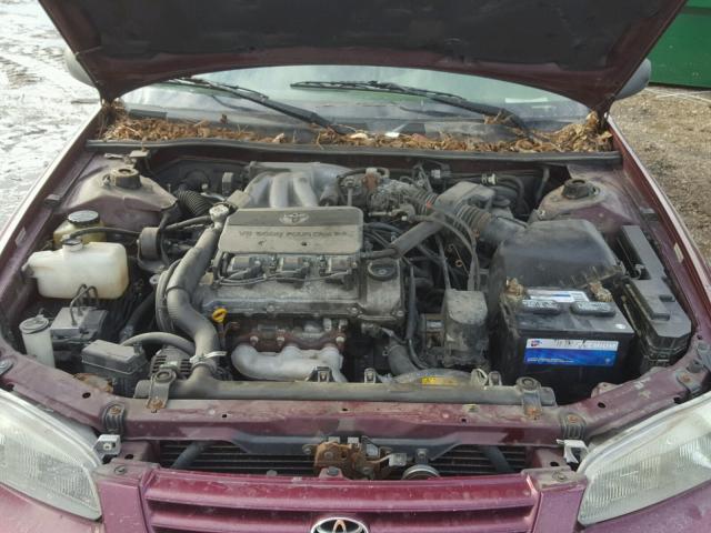 JT2BF22K4W0135503 - 1998 TOYOTA CAMRY CE MAROON photo 7