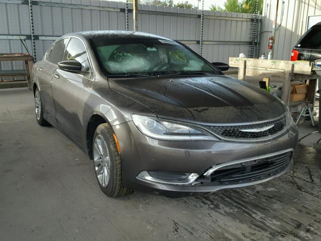 1C3CCCAB4FN612529 - 2015 CHRYSLER 200 LIMITE GRAY photo 1