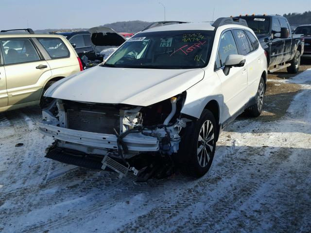 4S4BSBJC6F3206997 - 2015 SUBARU OUTBACK 2. WHITE photo 2