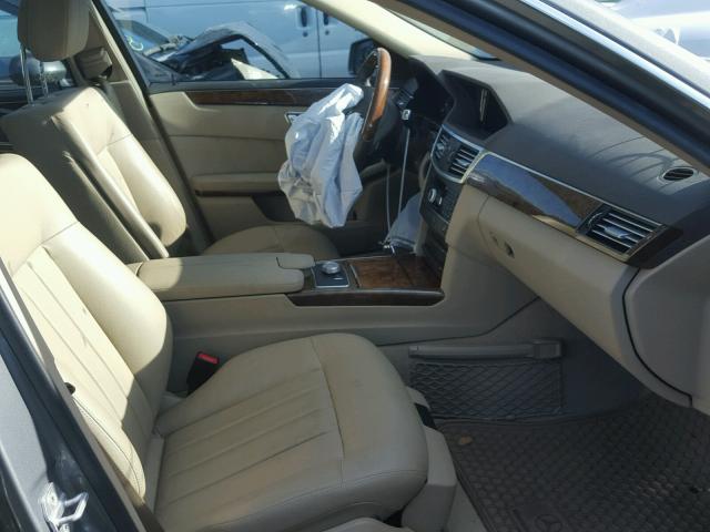 WDDHH8HBXBA296163 - 2011 MERCEDES-BENZ E 350 4MAT SILVER photo 5