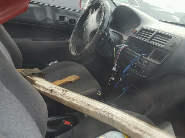 1HGEJ8143VL120692 - 1997 HONDA CIVIC EX 红色 照片 5