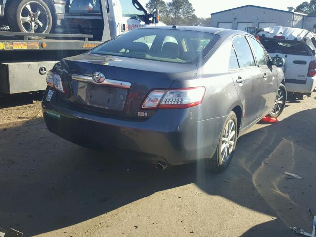 4T1BB3EK6BU132489 - 2011 TOYOTA CAMRY HYBR GRAY photo 4