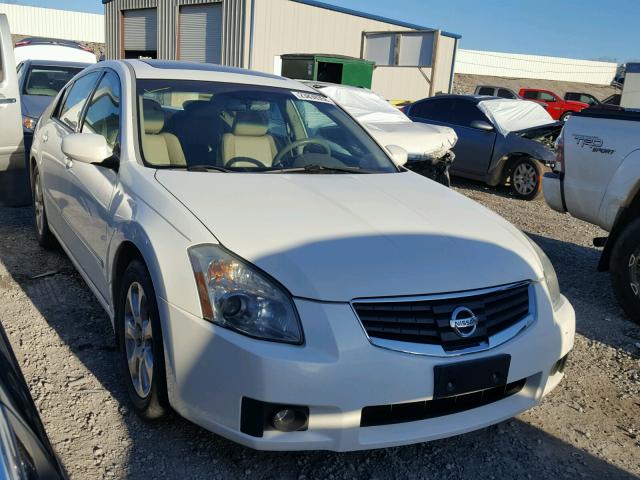 1N4BA41E48C822548 - 2008 NISSAN MAXIMA SE WHITE photo 1