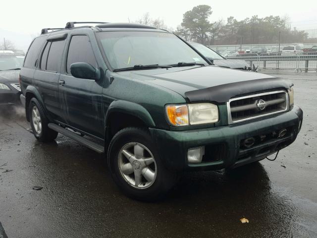 JN8DR07Y41W504704 - 2001 NISSAN PATHFINDER GREEN photo 1