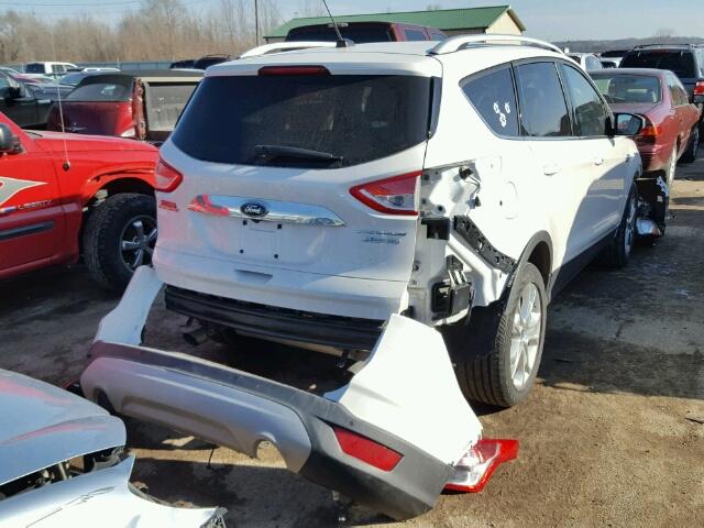 1FMCU0JX7EUD71438 - 2014 FORD ESCAPE TIT WHITE photo 4