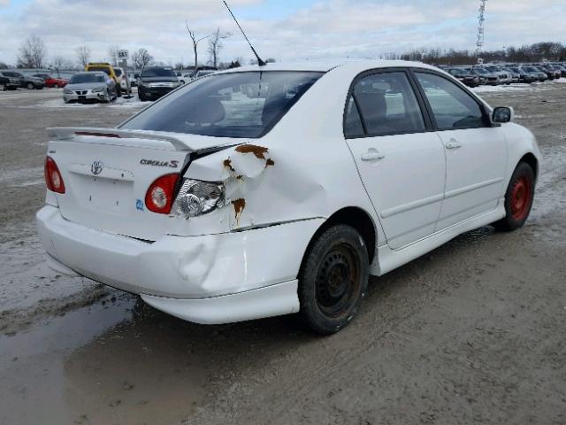 2T1BR32E63C764275 - 2003 TOYOTA COROLLA CE WHITE photo 4