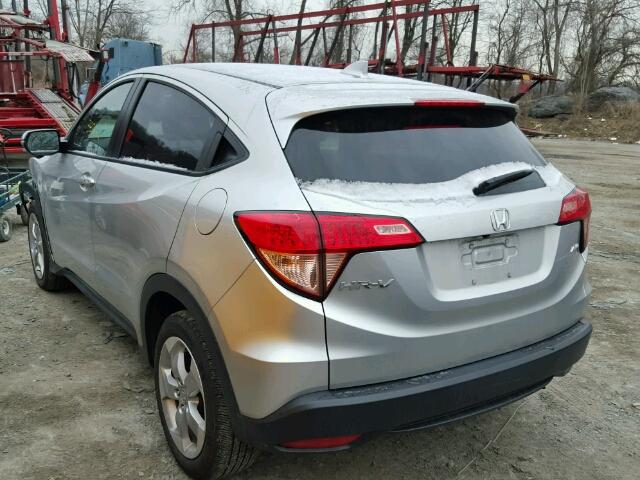 3CZRU6H58GM716838 - 2016 HONDA HR-V EX SILVER photo 3