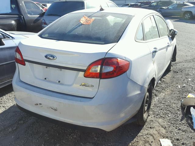 3FADP4AJ3DM154125 - 2013 FORD FIESTA S WHITE photo 4