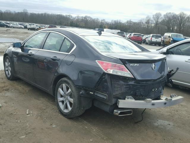 19UUA8F52CA037633 - 2012 ACURA TL GRAY photo 3