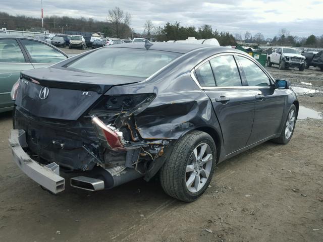 19UUA8F52CA037633 - 2012 ACURA TL GRAY photo 4