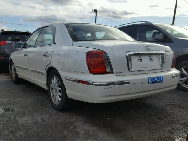 KMHFU45E54A279337 - 2004 HYUNDAI XG 350 WHITE photo 3