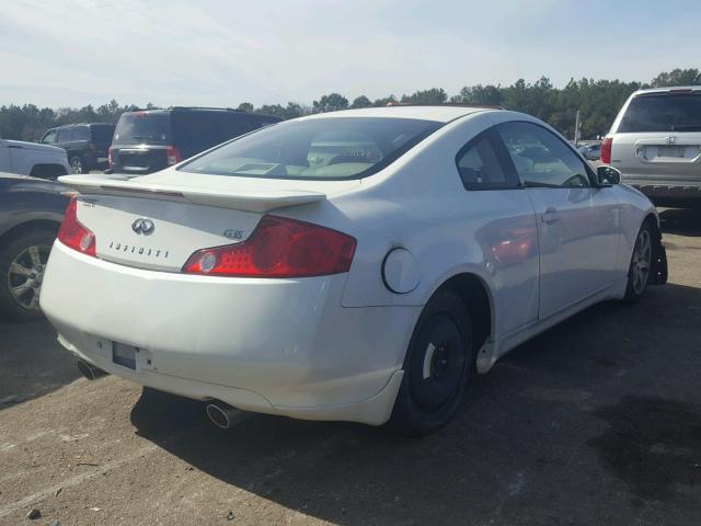 JNKCV54E45M414317 - 2005 INFINITI G35 WHITE photo 4