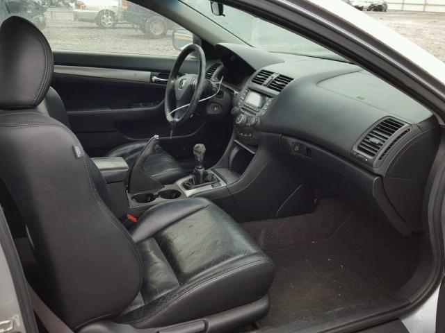 1HGCM71674A018347 - 2004 HONDA ACCORD EX SILVER photo 5