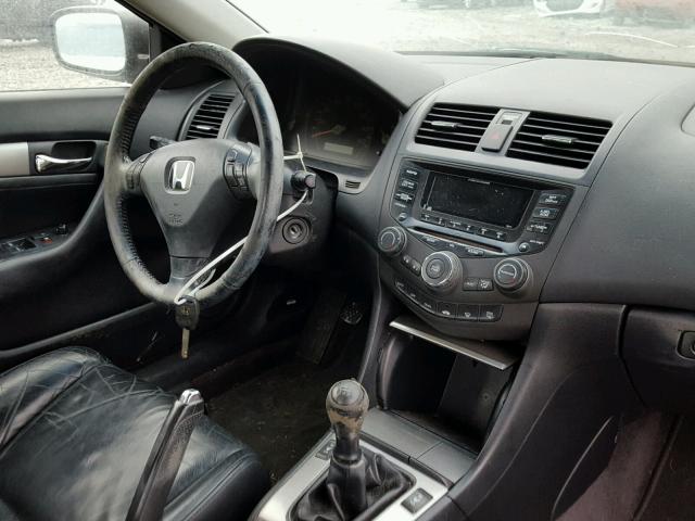 1HGCM71674A018347 - 2004 HONDA ACCORD EX SILVER photo 9