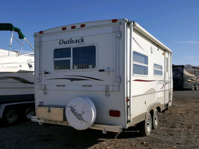 4YDT21R236G923331 - 2006 KEYSTONE OUTBACK WHITE photo 4