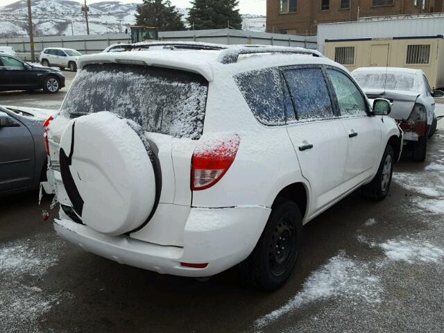 JTMZD33V665001041 - 2006 TOYOTA RAV4 WHITE photo 4